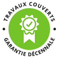 Travaux couverts par notre garantie décennale.